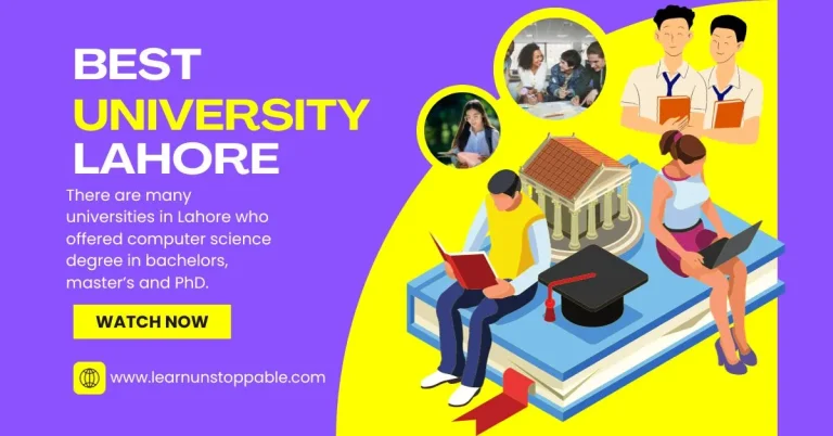 Best Universities for computer science in Lahore