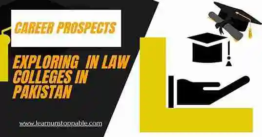 Law college career prospects in Pakistan